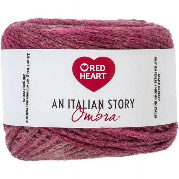 Coats Yarn R182-3373 3.5 oz Red Heart An Italian Story Ombra Yarn, Sorbetto