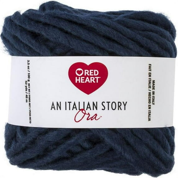 Coats Yarn R183-5387 3.5 oz Red Heart An Italian Story Ora Yarn, Notte