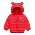 thumbnail image 1 of Coats for Girls 10-12 Hooded Puffer Jacket Kids Windproof Warm Solid Quilted Padded Jackets with Pockets Toddler Winter Coat Girls, 1 of 6