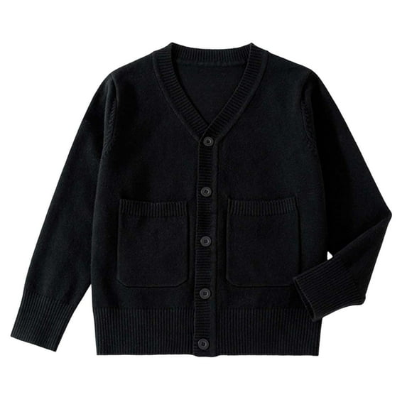 Coats for Girls Toddlers Girls Mixed Checkered Cardigan Sweater Kids Vintage Chunky Sweater Cardigan Casual Open Front Plaid Outerwear