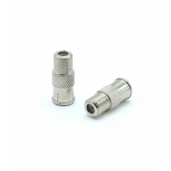 Coax Cable Rg6 Compression Connectors - Push On Coaxial F Connector - 4 Pack