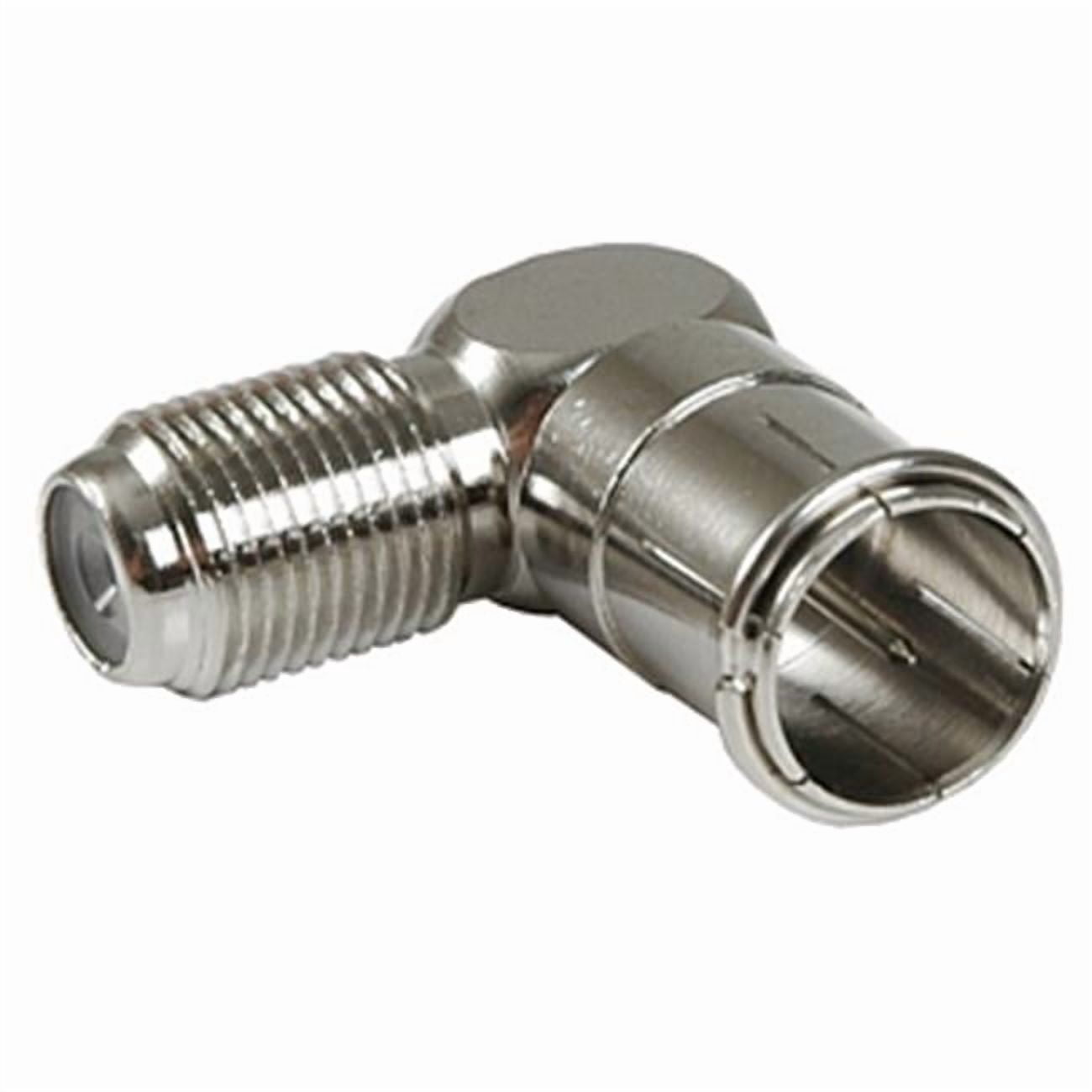 Push On Adapter Coaxial Adapter, F Female-f Male, Push-on, 90 Deg.: Electronics ...