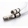 Coaxial Cable (4 Feet) with RG6 Coax Cable Connector (and FType Cable
