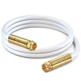 thumbnail image 1 of Maximm RG6 Coaxial Cable Coax Cord, 2 feet (White), Triple Shielded Wire CL3 F-Type Connectors, 1 of 7