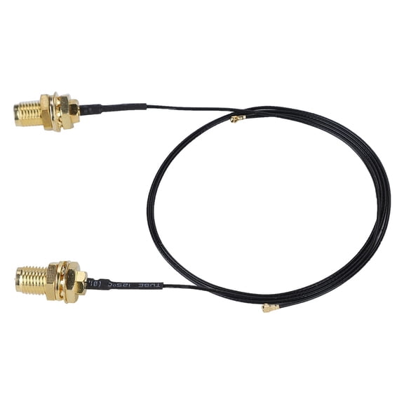 Coaxial Cable SMA,2Pcs Set WiFi IPEX4 to RP SMA Male NGFf M. 2 Connector Cable Wire Line Cord 31cm, SMA Male to IPEX Cable