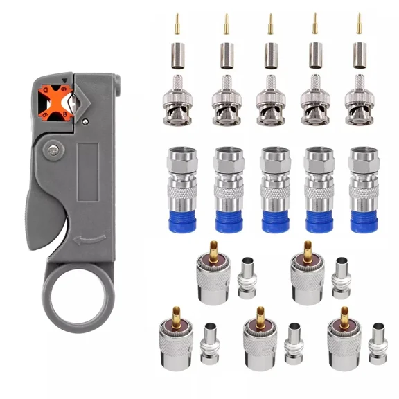 Coaxial Cable Stripper F/Pl-259Uhf/Bnc 58Male Wire Jacket Cutter Coax Stripping