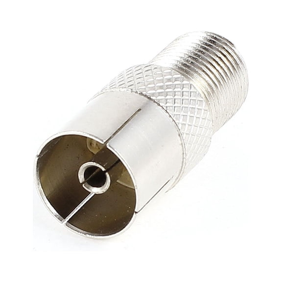 Coaxial PAL Female to F Type Female Connector RF Coax Adapter TV Cable Converter