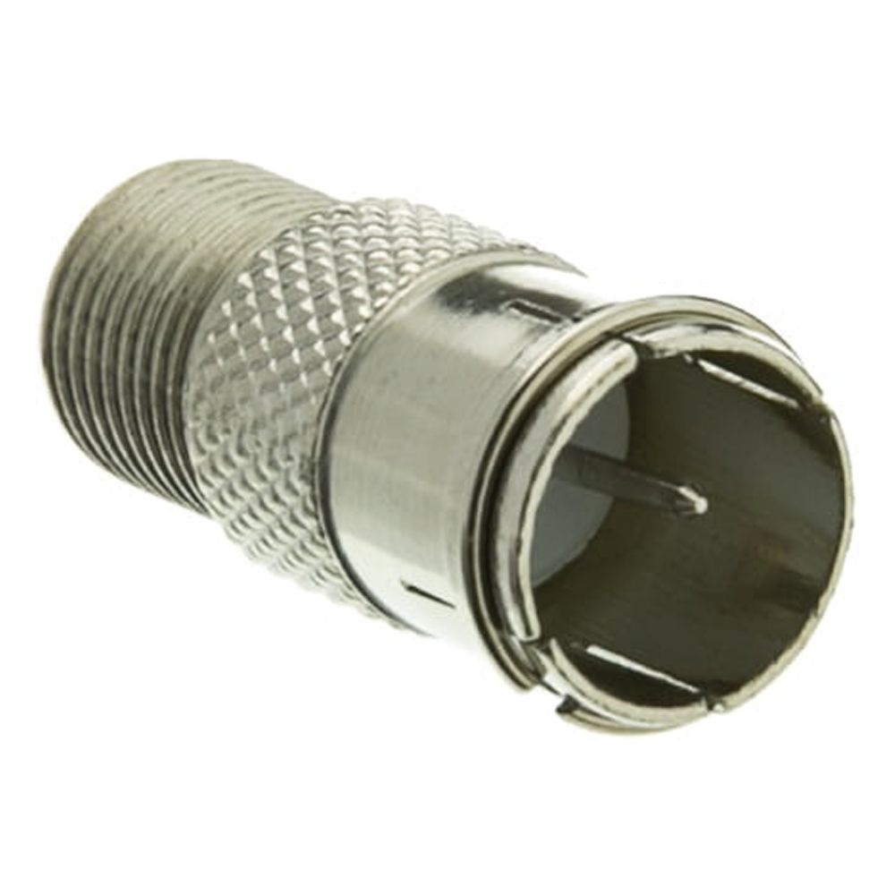 Coaxial Quick Connect Adapter, Female to Quick, Male