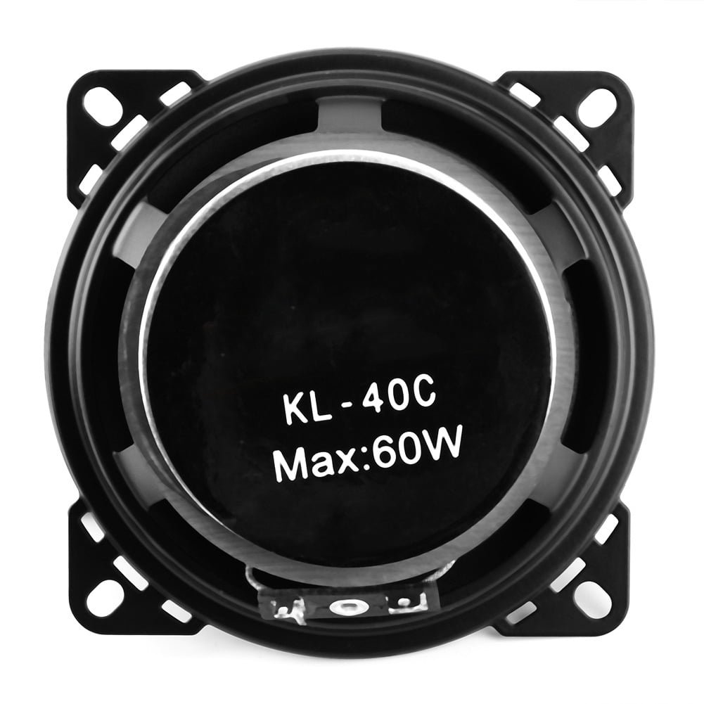 Coaxial Speaker, 2pcs 4" Car Speakers 60W Car Modified Upgrade Coaxial