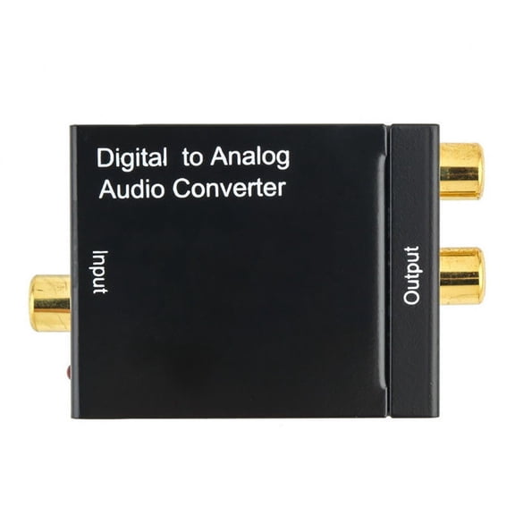 Coaxial/Toslink to L/R Analog Audio Converter 24-bit S/PDIF, USB Powered, Electromagnetic-Noise-Free, Black APPLAYERR Spare Part