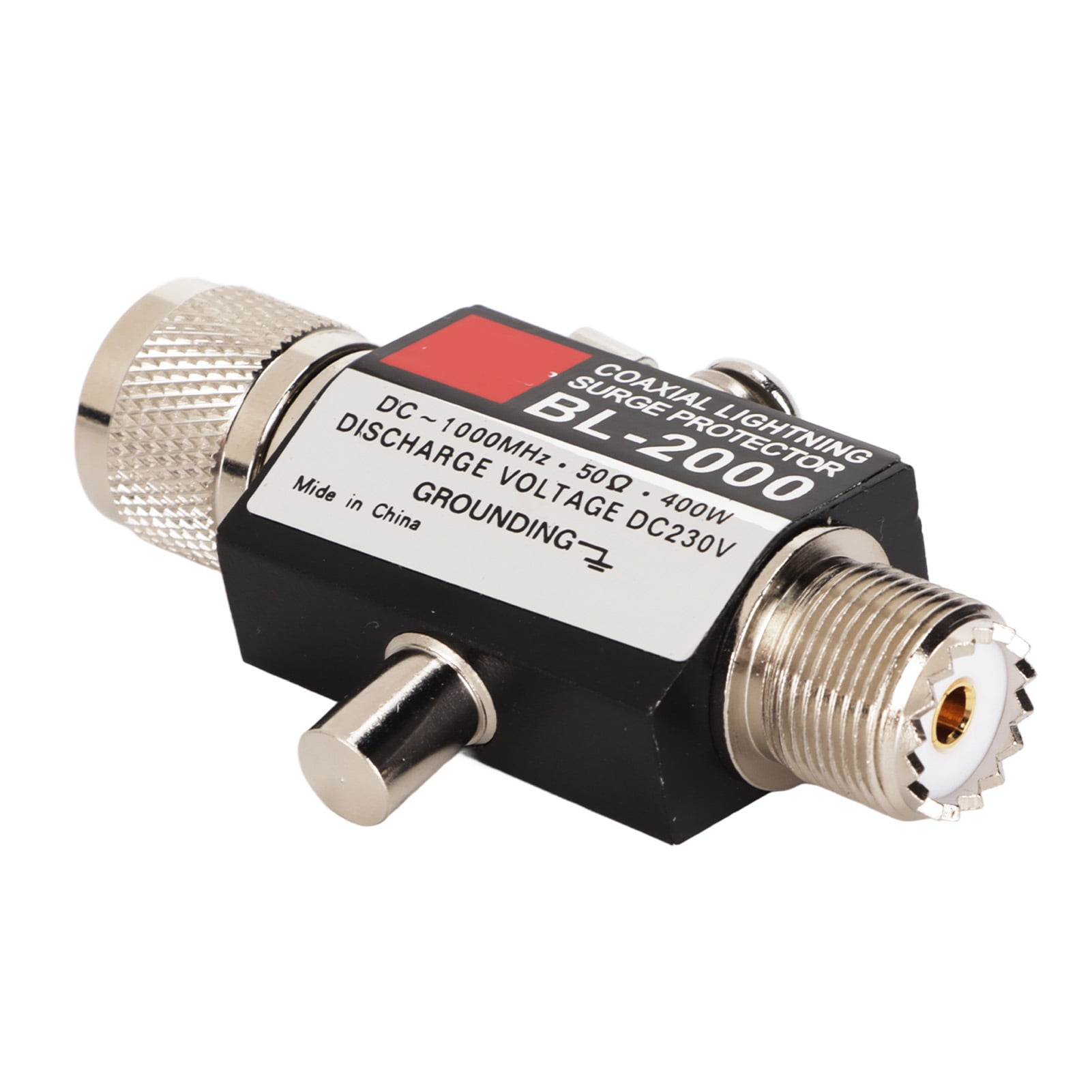 Coaxial arrester PL259 female to male 400W low loss standing wave ratio