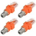thumbnail image 1 of Coaxial to Ethernet Adapter, 4 Pack Coax RF F Female to RJ45 Male Converter for Line Tester, 1 of 6