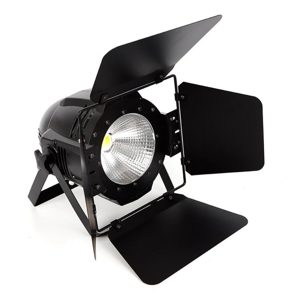 Cob 200W Stage Light,2 in1 LED Stage Par Light Four-Eye DJ Lighting for Club Stage with Panel,6 Dmx Channels,