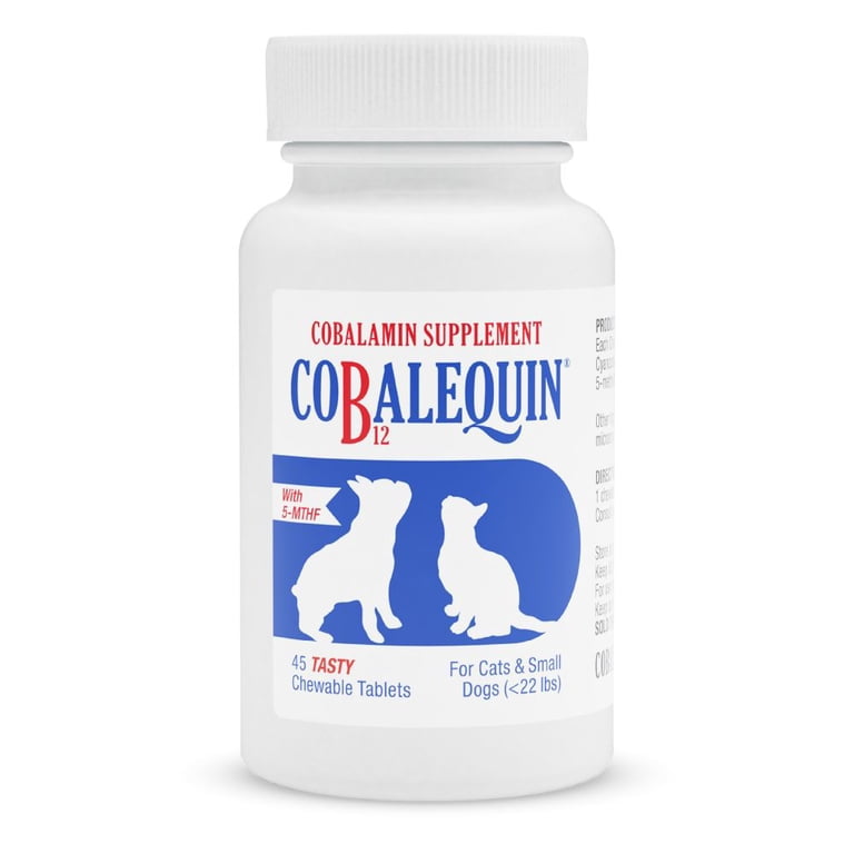 Nutramax, Cobalequin For Cats and Small Dogs, 45 Ct, B12 Supplement -  Walmart.com