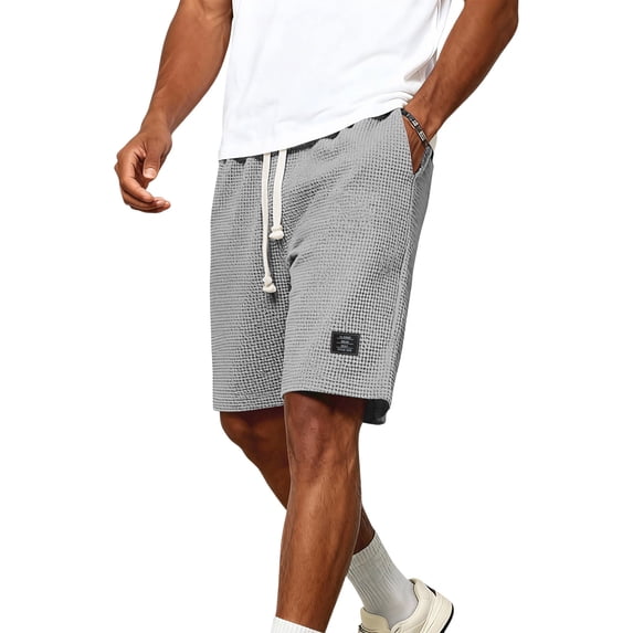 Mens Shorts, Elastic Waist Dstring, Summer Beach Casual Shorts,XL