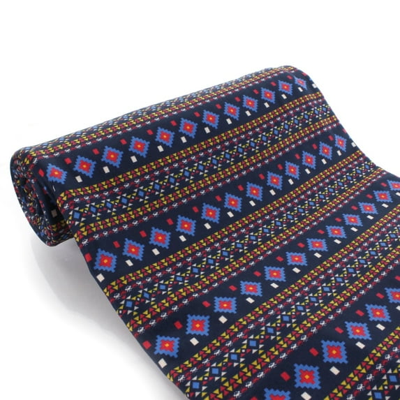 Cobalt Aztec DBP Fabric 6" Strip