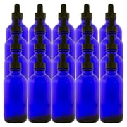 Cobalt Blue 4oz Dropper Bottle (120ml) Pack of 20