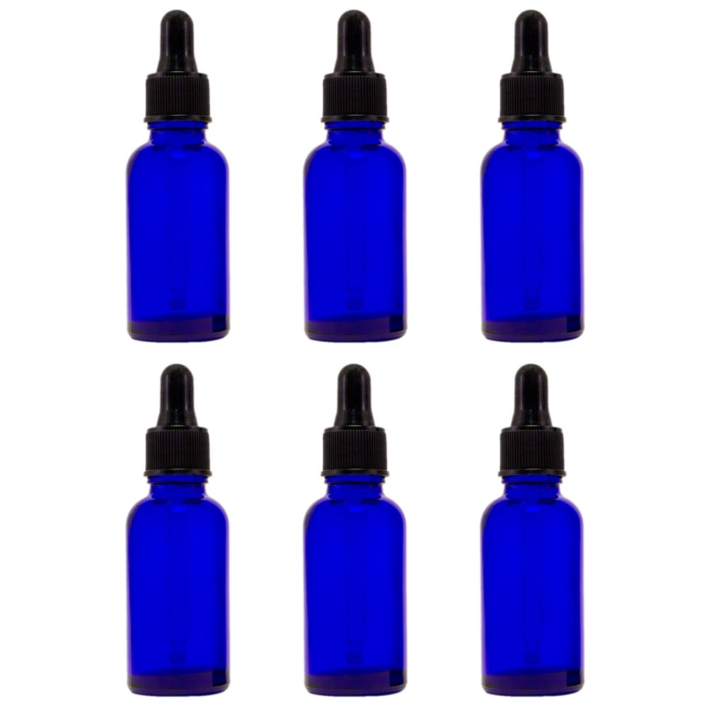 Blue Glass Dropper Bottle - {creative Chick