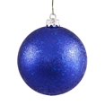 thumbnail image 1 of Cobalt Blue Sequin Drilled Cap Ball Ornament&#44; 10 in., 1 of 1