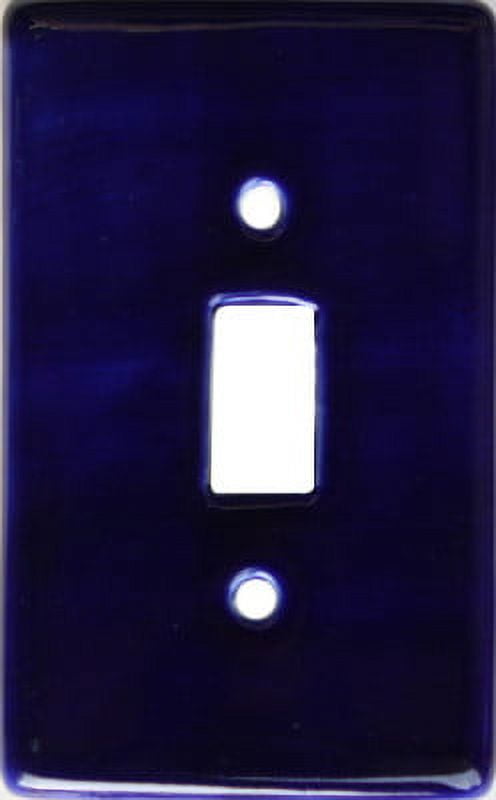 Cobalt Blue Talavera Single Switch Plate