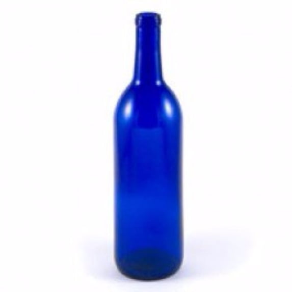 Cobalt Blue Wine Bottles-12 a Box, 750ml