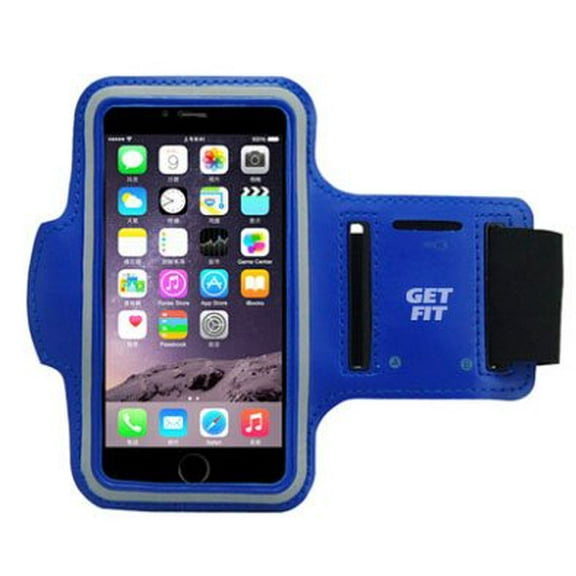 Cobalt Blue Armband Compatible with Phone 7 and iPhone 6/6s (4.7") Sports Armband, Running, Jogging, Exercise Workout Stretchy Armband with Key Holder