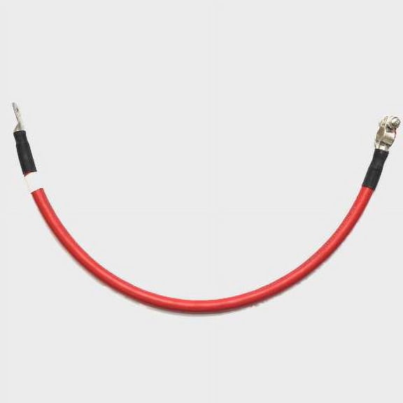 Cobalt Boat Battery Cable 411778 | 1/0 AWG 2 FT 3/8 Inch Lug Red
