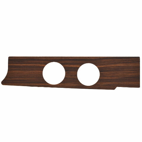 Cobalt Boat Blank Gauge Panel 403049MT | Brown Faux Woodgrain