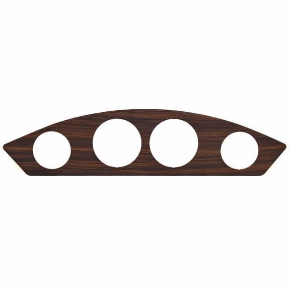 Cobalt Boat Blank Gauge Panel 501865MT | A25 Faux Woodgrain