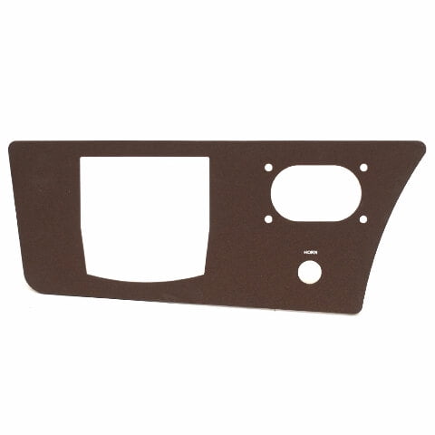 Cobalt Boat Blank Instrument Panel 502318WB | 12 x 5 Inch Matte Brown