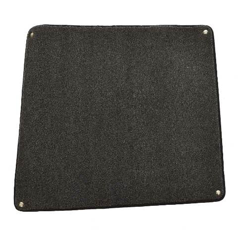Cobalt Boat Snap-In Carpet Mat 406753A | 25 x 21 3/4 Inch Dark Gray
