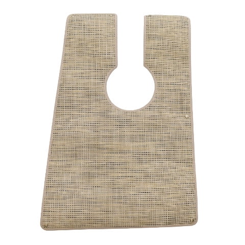 Cobalt Boat Snap-In Deck Mat 407332 | Beige / Tan Woven Vinyl