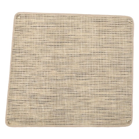 Cobalt Boat Snap-In Mat 407331 | Syntec Beige Woven Vinyl