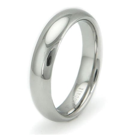 Cobalt Chrome Classic Dome Ring - Size 12.5