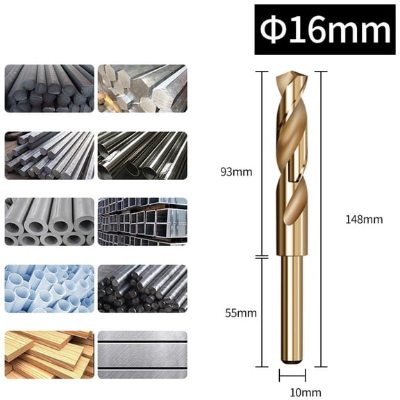 Cobalt High Speed Steel Drill Bits with Smaller Shanks at Sizes 12 20 mm