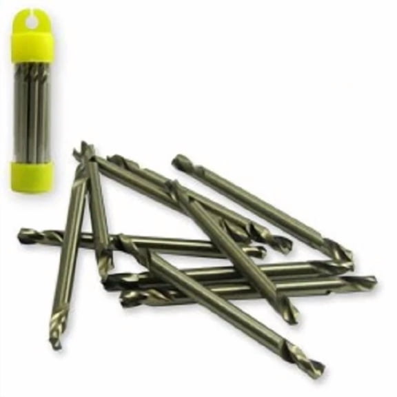 Cobalt M35 Drill Bit Set - 10 Piece 1/8 Inch Double Ended ! - New