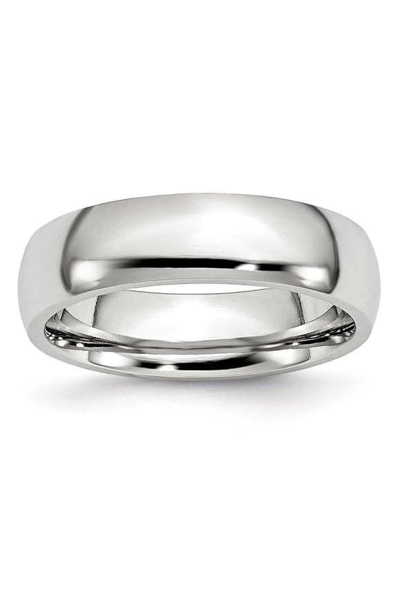 Cobalt Polished 6mm Band