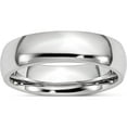 thumbnail image 1 of Cobalt Polished 6mm Half Round Band (Size 10) Made In China cc26-10, 1 of 5