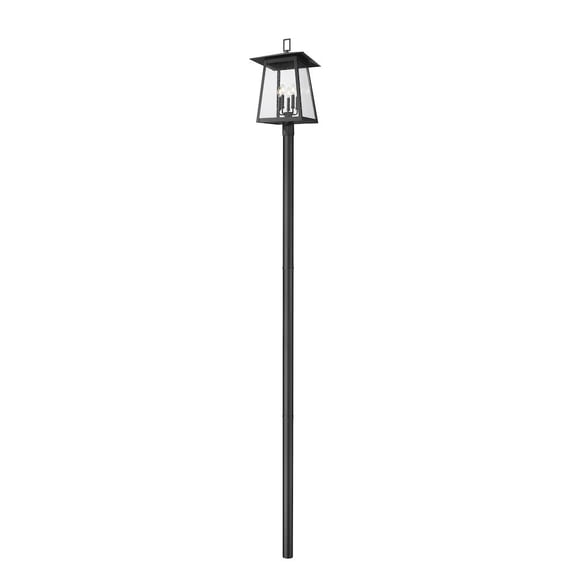 Cobalt Pool Table/Island Light with Red Glass - 42W in. Brushed Nickel
