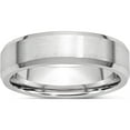 thumbnail image 1 of Cobalt Satin And Polished Beveled Edge 6mm Band (Size 11.5) Made In China cc10-11.5, 1 of 5