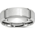 thumbnail image 1 of Cobalt Satin And Polished Beveled Edge 7mm Band (Size 10.5) Made In China cc11-10.5, 1 of 5