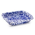 thumbnail image 1 of Cobalt Swirl Pattern 3 qt Baking Pan Golden Rabbit Enamelware, 1 of 5