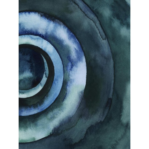 Art.com Cobalt Vortex II Art Print by Grace Popp, 12" x 16"