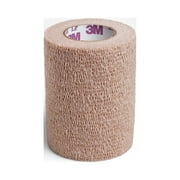 Coban LF Cohesive Bandage 3 Inch X 5 Yard Standard Compression Self-adherent Closure Tan , 2083 - Case of 24