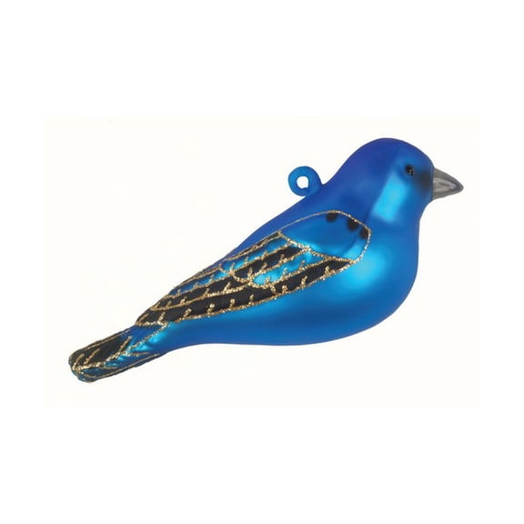 Cobane Studio LLC COBANEC348 Indigo Bunting Ornament