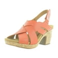 thumbnail image 1 of Cobb Hill Alleah Sling Women's Sandals Red Ochre Leather Size 5.5 M, 1 of 8
