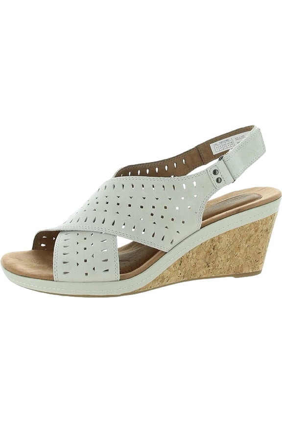 Janna Slingback Women's White Sandals 7.5M