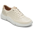 thumbnail image 1 of Cobb Hill Juna Women's Perforated Vanilla Comfort Sneaker 9.5W, 1 of 3