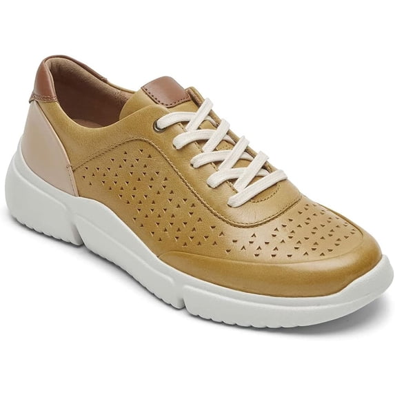 Cobb Hill Juna Women's Perforated Yellow Comfort Sneaker 5M