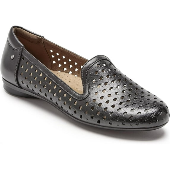 Cobb Hill Maiika Woven Slip On Women's Black Flats 8M
